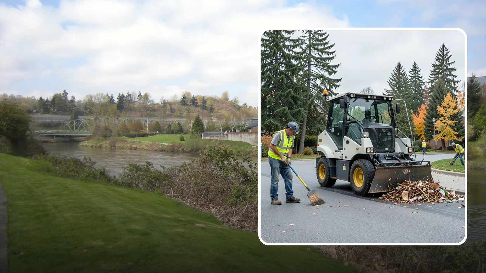 Litter & Grounds Policing in Tukwila, King County, WA - Routine litter policing keeps building entries, plazas, and surrounding grounds clean and orderly.