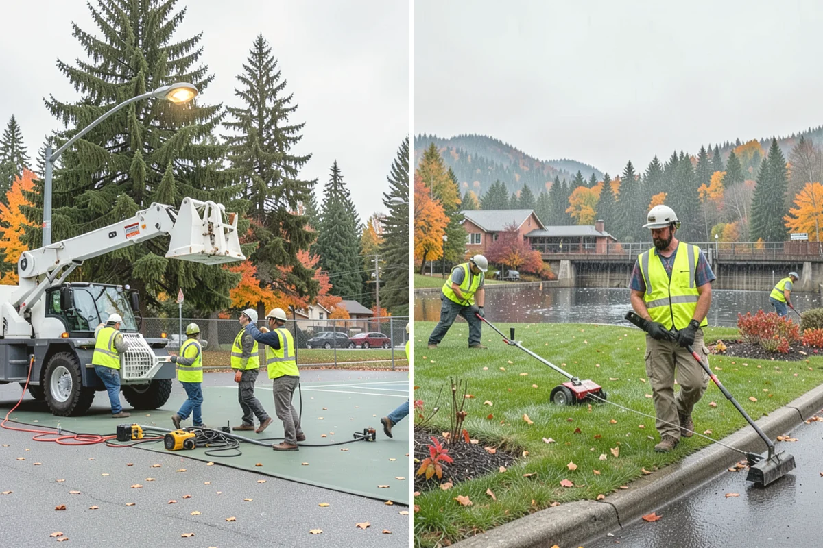 Litter & Grounds Policing in Tukwila, King County, WA - Define the policing route and receptacle locations