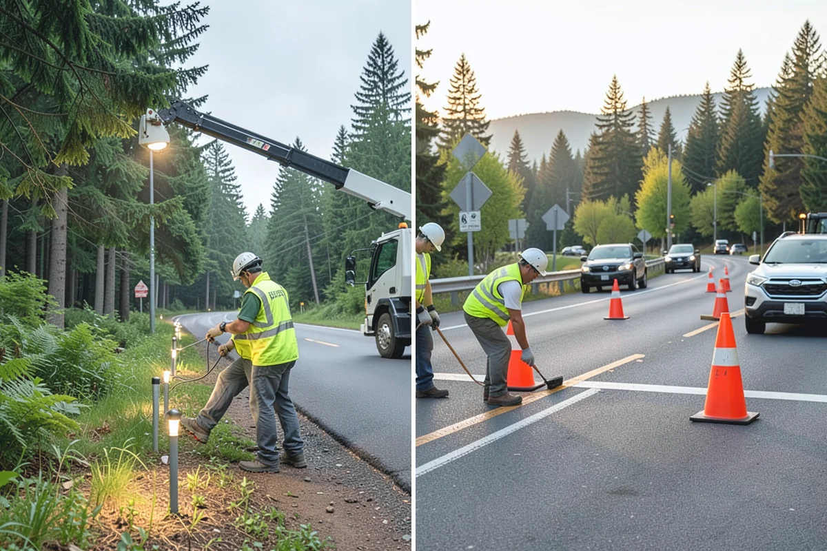 Litter & Grounds Policing in Wilkeson, Pierce County, WA - Define the policing route and receptacle locations