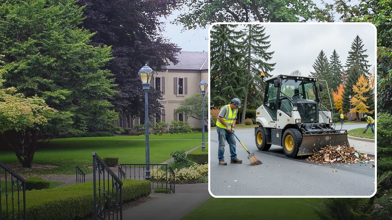 Litter & Grounds Policing in Woodinville, King County, WA - Routine litter policing keeps building entries, plazas, and surrounding grounds clean and orderly.