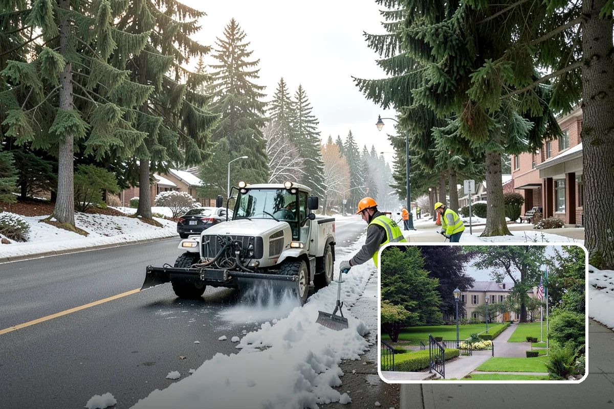 Litter & Grounds Policing in Woodinville, King County, WA - Consistently clean entries and public plazas