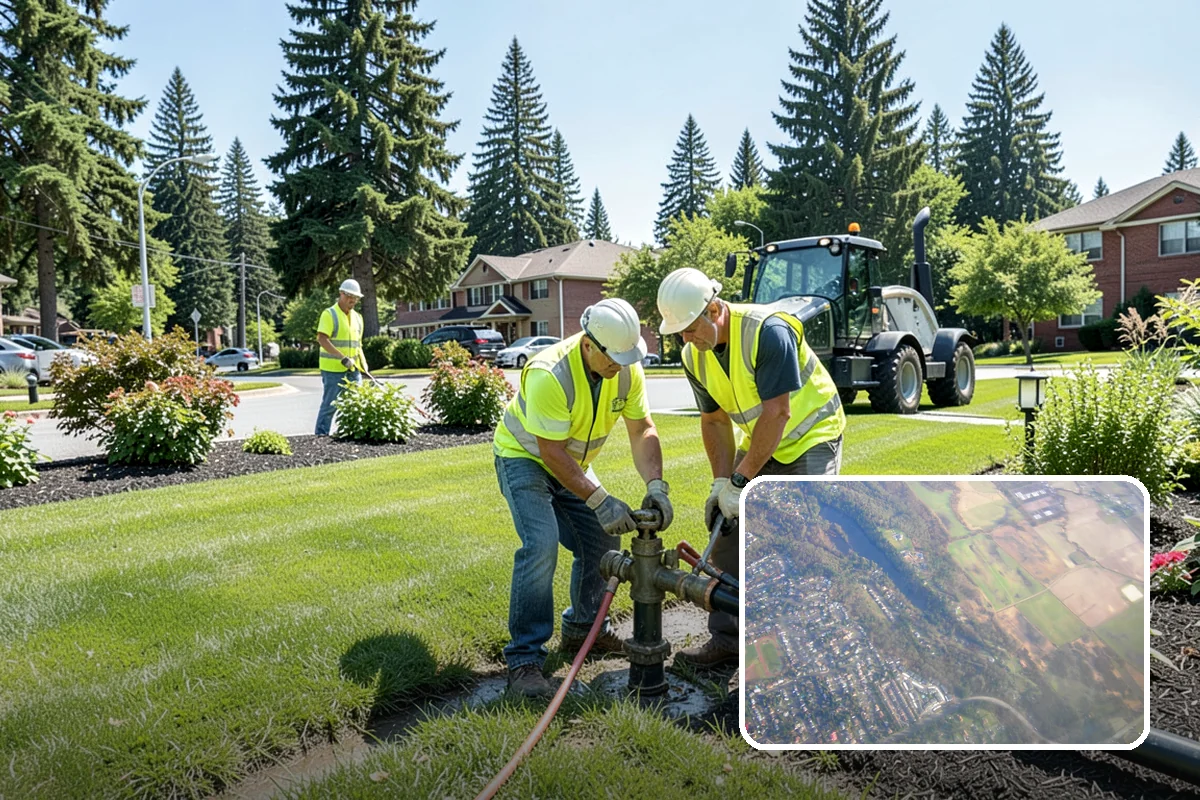 Manhole Adjustment in Algona, King County, WA - Eliminates ride hazards from out-of-grade castings