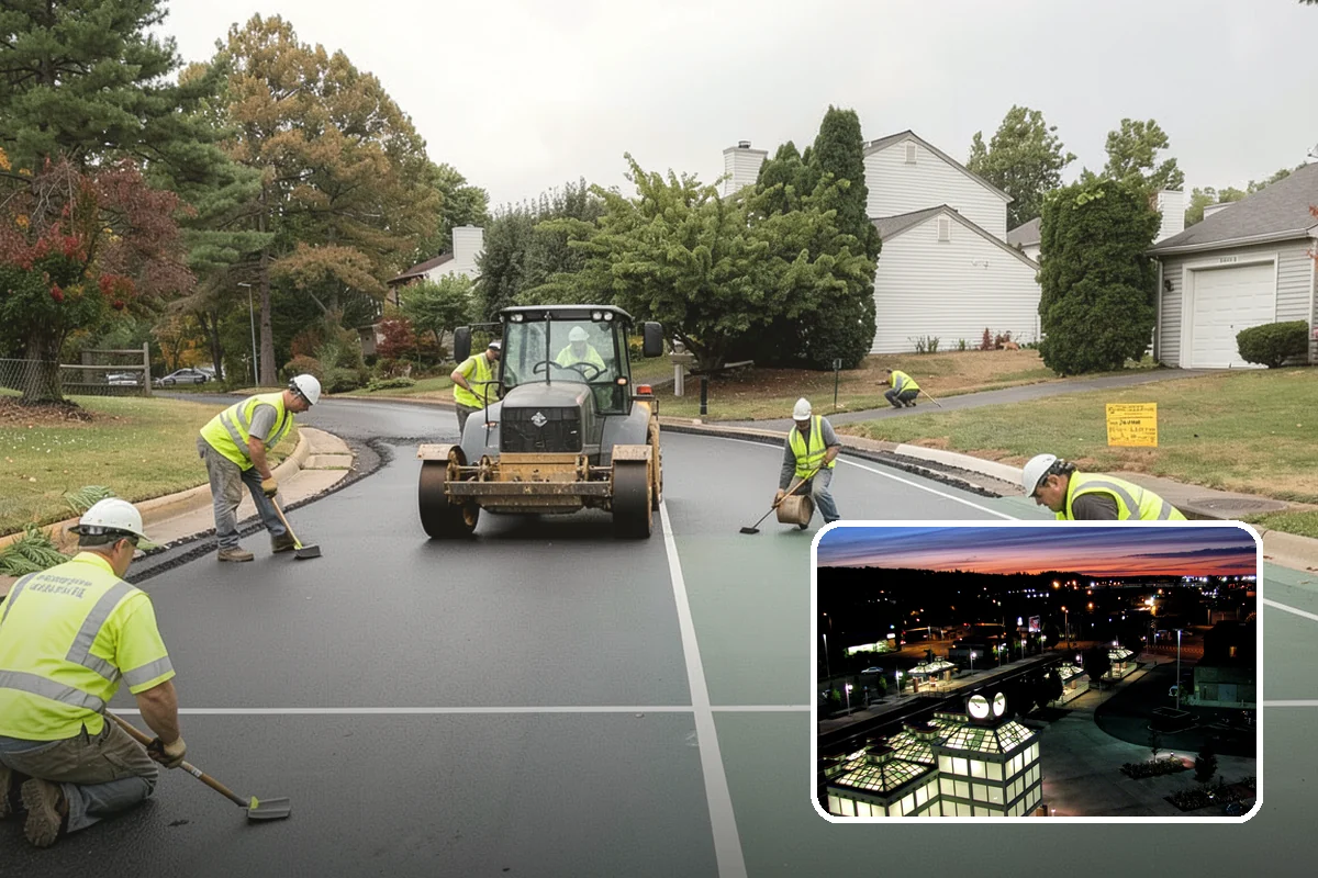 Manhole Adjustment in Auburn, King County, WA - Eliminates ride hazards from out-of-grade castings