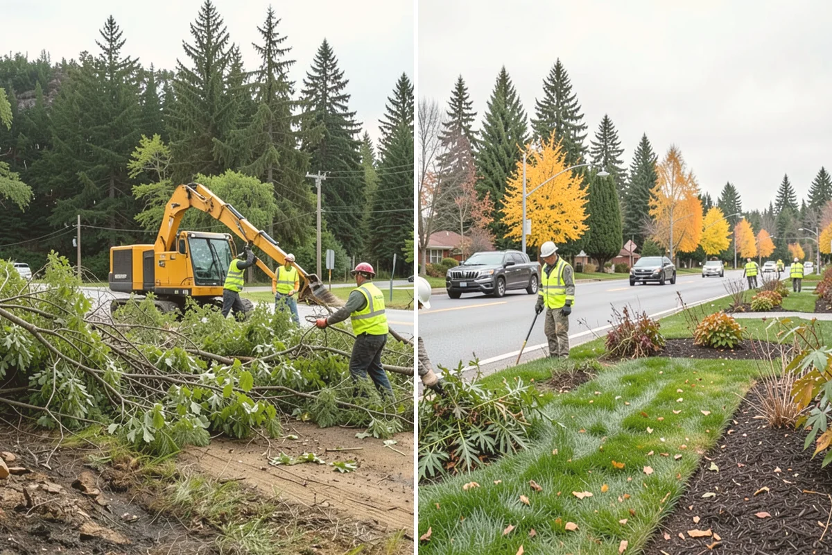 Manhole Adjustment in Bothell, King County, WA - Survey casting elevations against finished grade