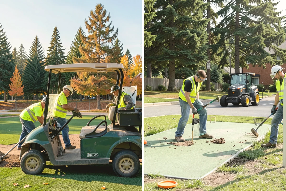 Manhole Adjustment in Burien, King County, WA - Survey casting elevations against finished grade