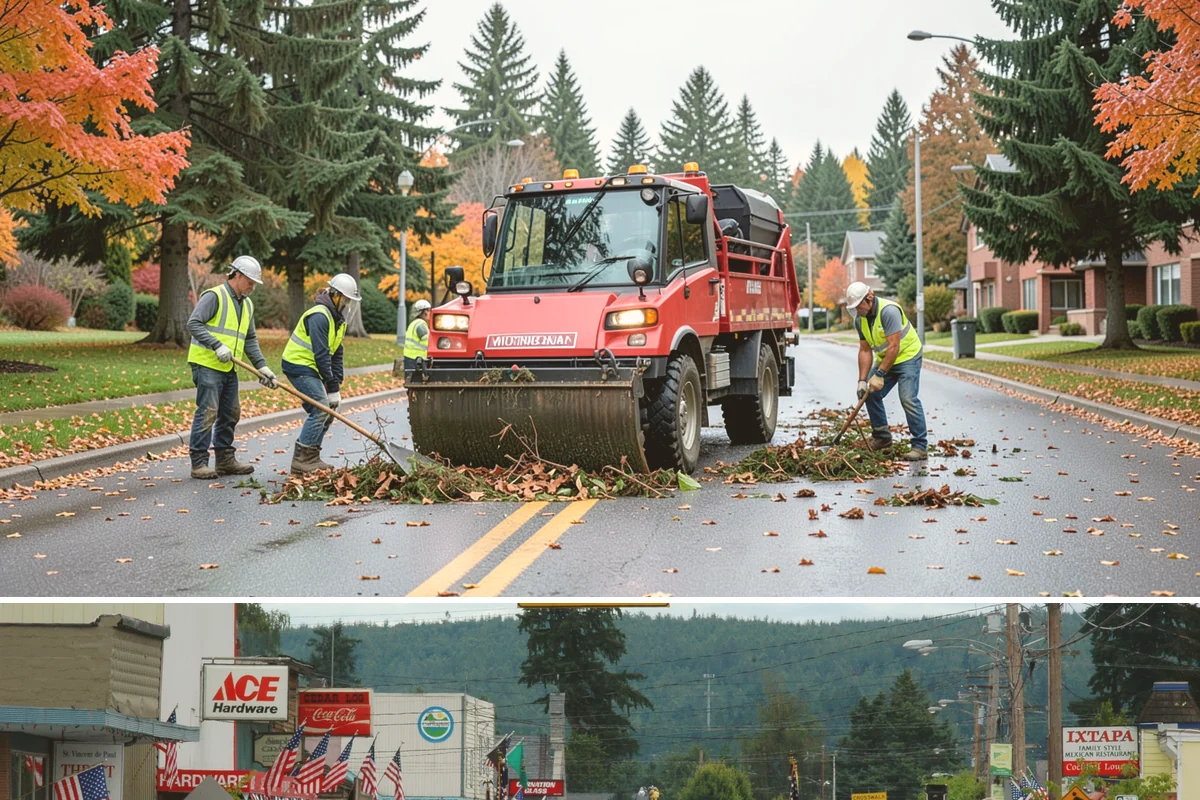 Manhole Adjustment in Carnation, King County, WA - Manhole adjustments are typically scheduled with dry-weather paving projects for proper material placement and cure.