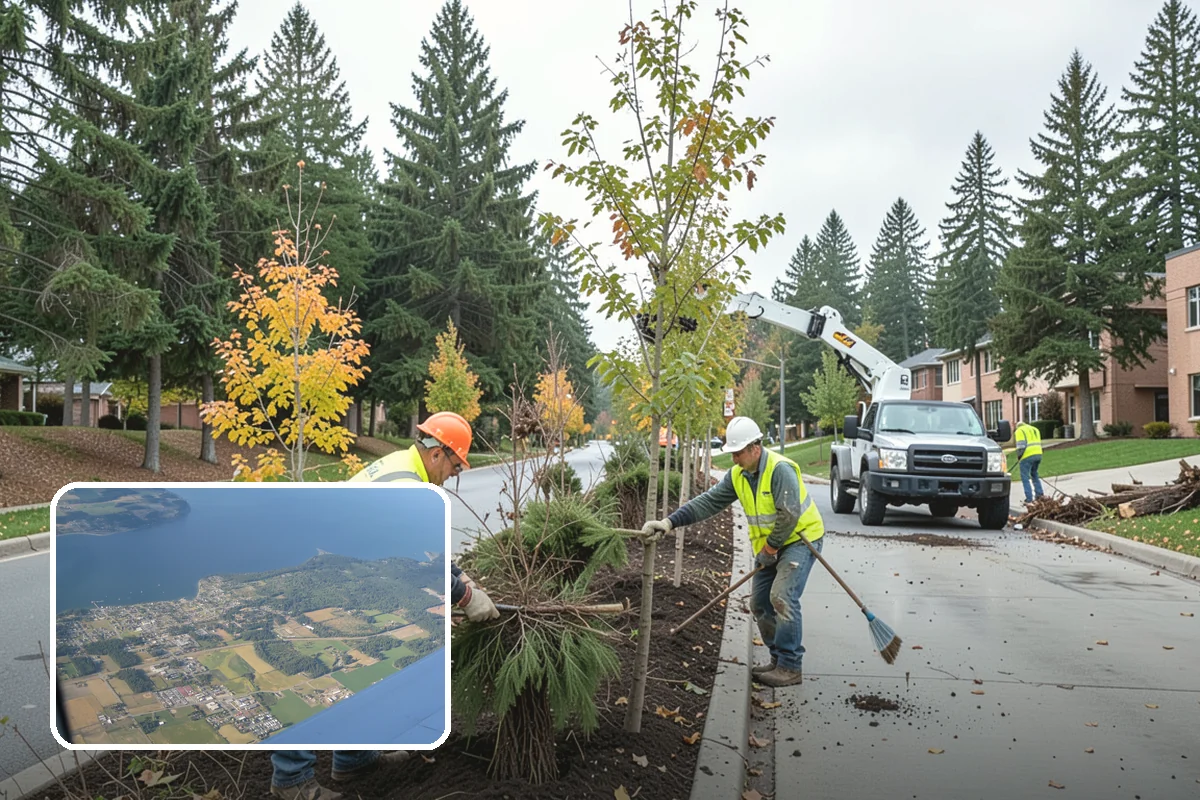 Manhole Adjustment in Coupeville, Island County, WA - Eliminates ride hazards from out-of-grade castings