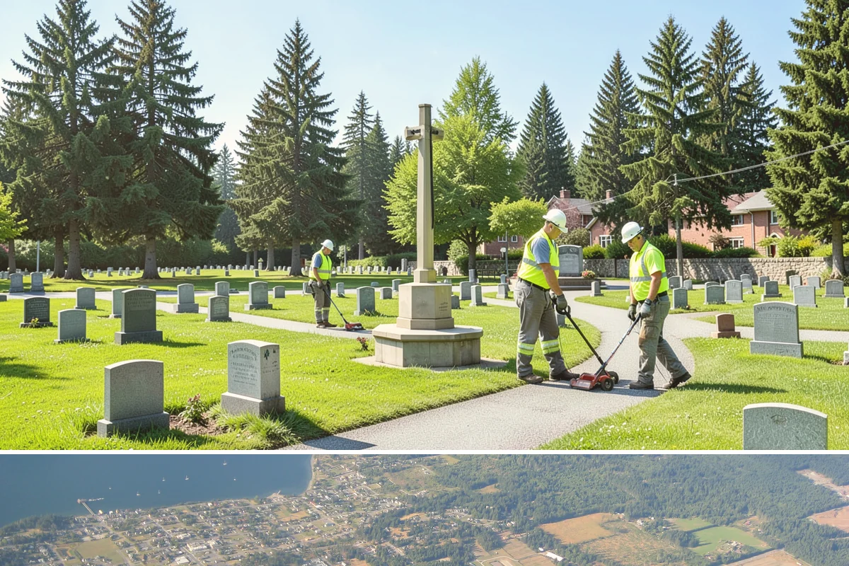 Manhole Adjustment in Coupeville, Island County, WA - Manhole adjustments are typically scheduled with dry-weather paving projects for proper material placement and cure.