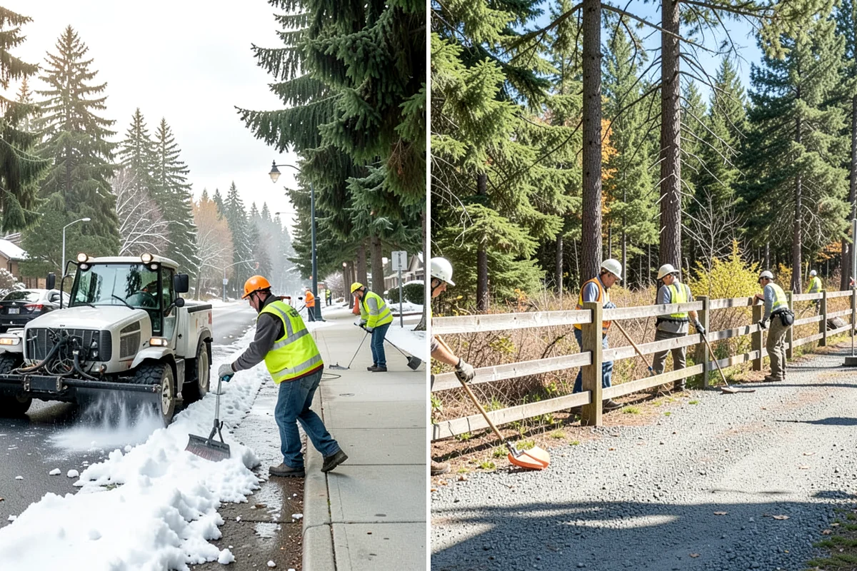 Manhole Adjustment in Federal Way, King County, WA - Survey casting elevations against finished grade