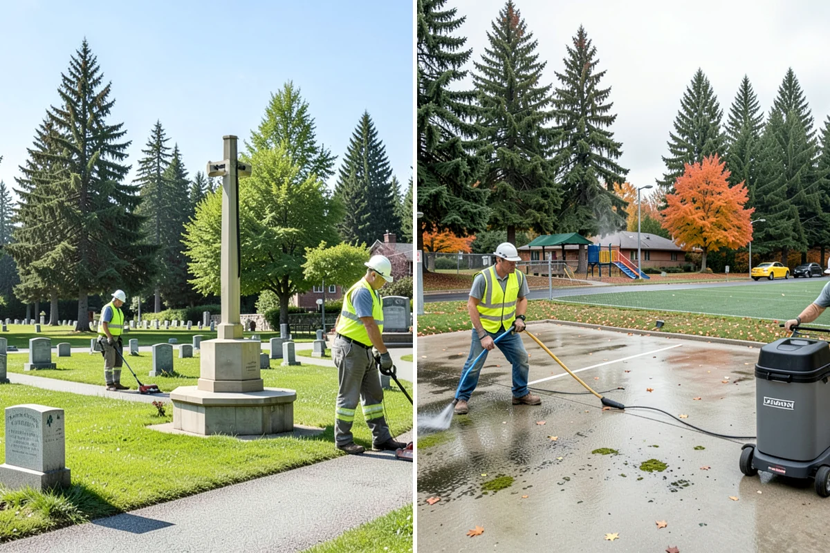Manhole Adjustment in Fircrest, Pierce County, WA - Survey casting elevations against finished grade