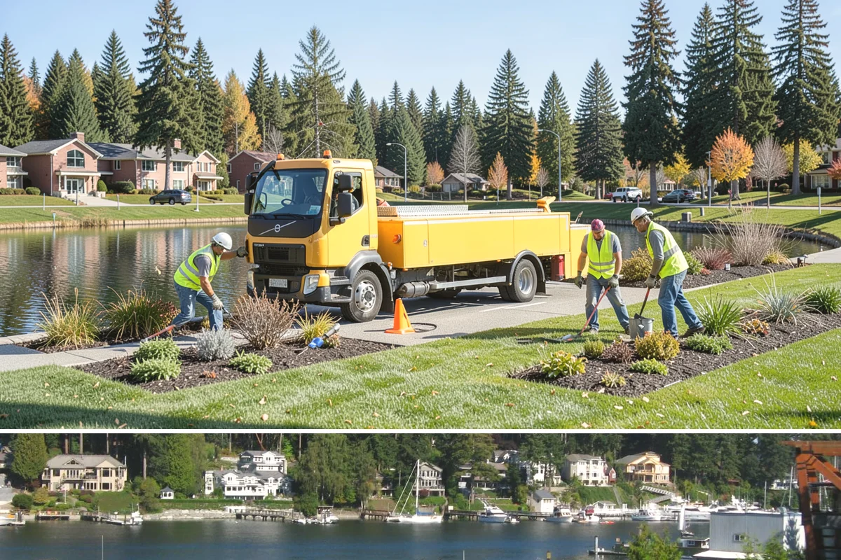 Manhole Adjustment in Gig Harbor, Pierce County, WA - Manhole adjustments are typically scheduled with dry-weather paving projects for proper material placement and cure.