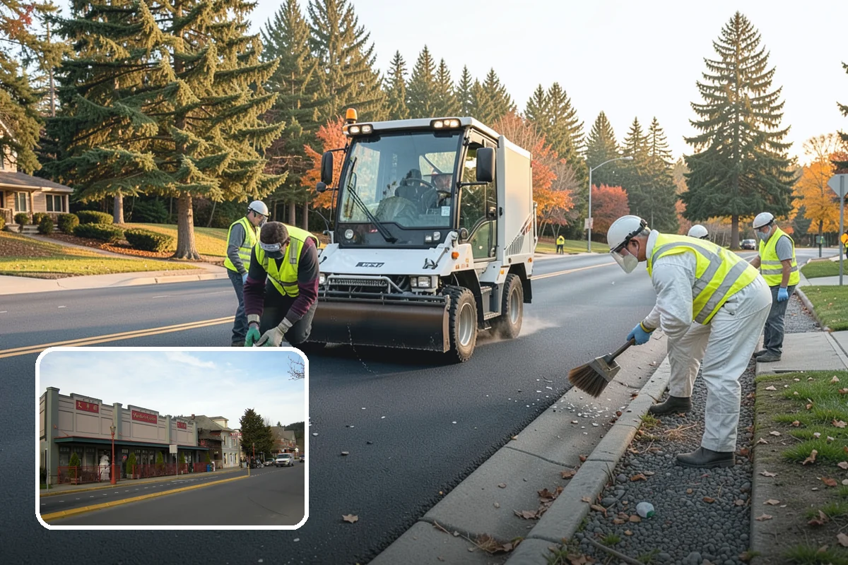 Manhole Adjustment in Issaquah, King County, WA - Eliminates ride hazards from out-of-grade castings