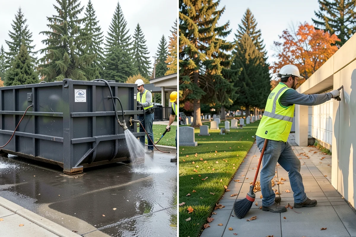 Manhole Adjustment in Kenmore, King County, WA - Survey casting elevations against finished grade