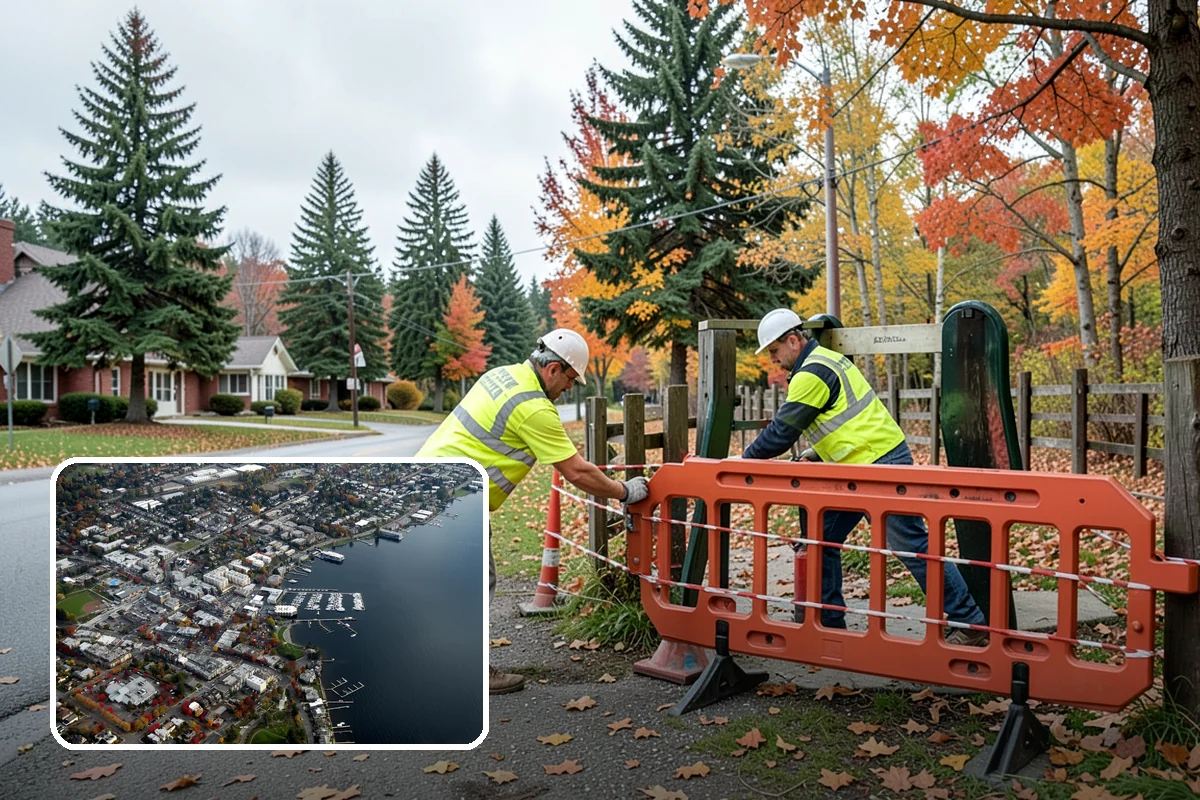 Manhole Adjustment in Kirkland, King County, WA - Eliminates ride hazards from out-of-grade castings