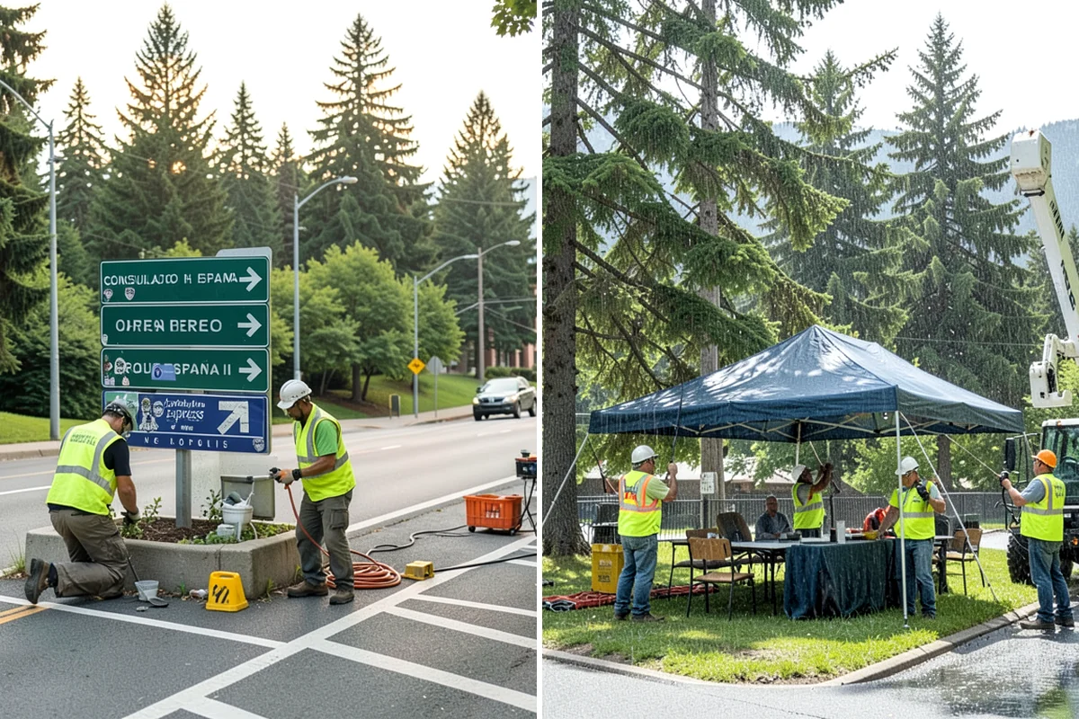 Manhole Adjustment in Lakewood, Pierce County, WA - Survey casting elevations against finished grade