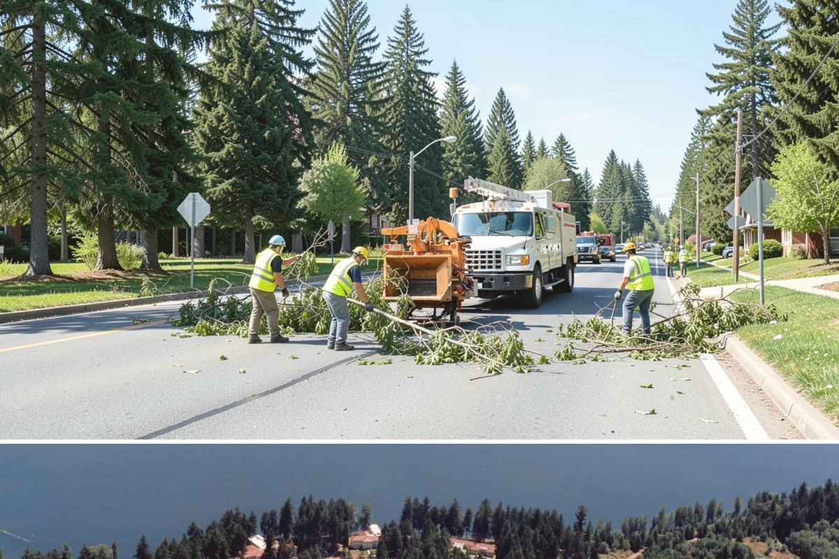 Manhole Adjustment in Lakewood, Pierce County, WA - Manhole adjustments are typically scheduled with dry-weather paving projects for proper material placement and cure.