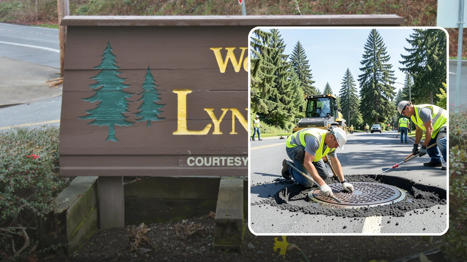 Manhole Adjustment in Lynnwood, Snohomish County, WA - Raising, lowering, and repairing manhole frames and covers to match grade and restore safe access.