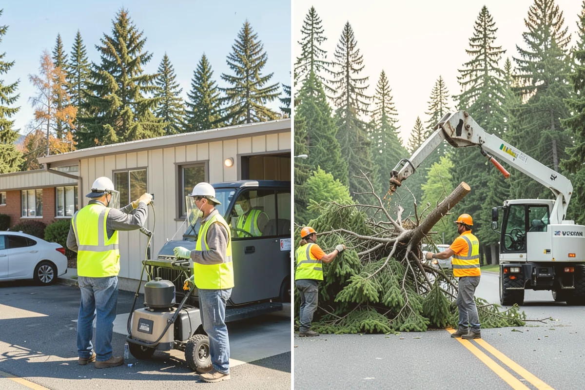 Manhole Adjustment in Milton, King County, WA - Survey casting elevations against finished grade