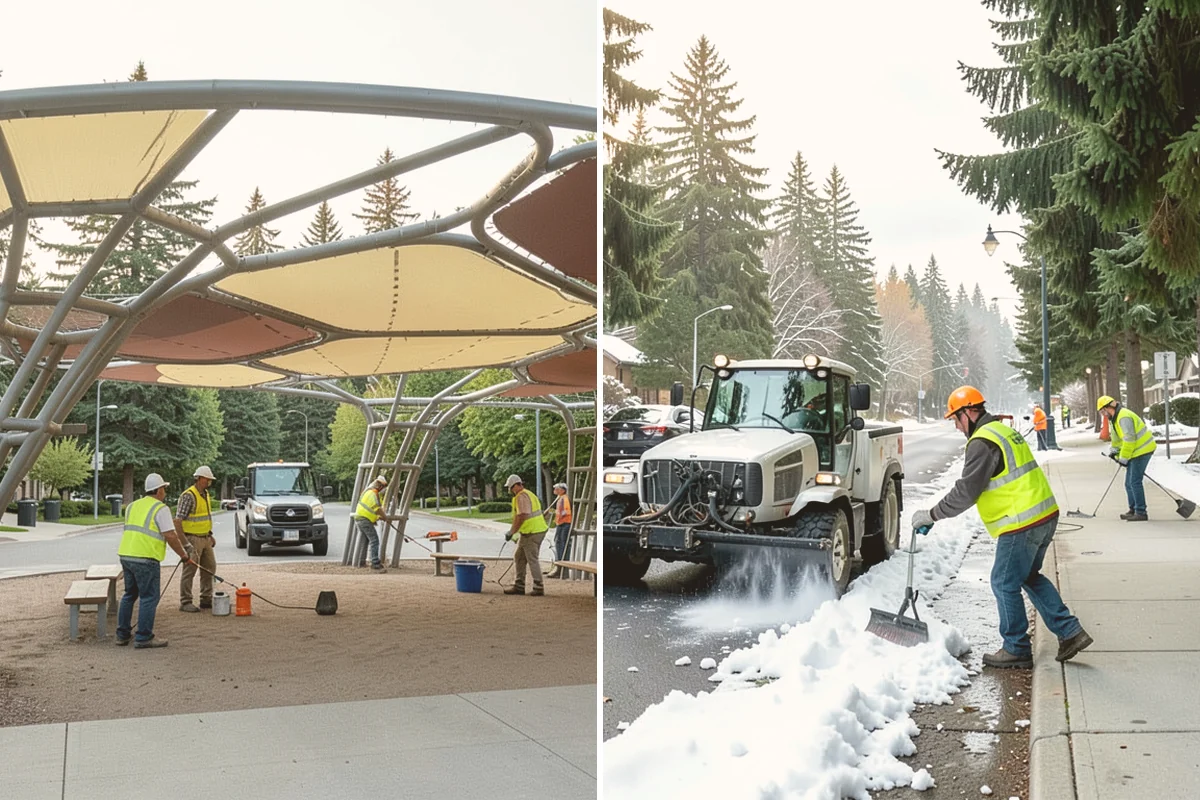 Manhole Adjustment in Orting, Pierce County, WA - Survey casting elevations against finished grade