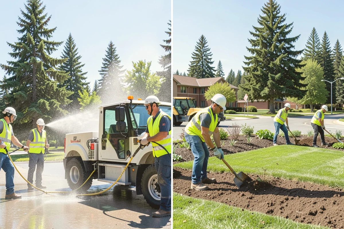 Manhole Adjustment in Sammamish, King County, WA - Survey casting elevations against finished grade