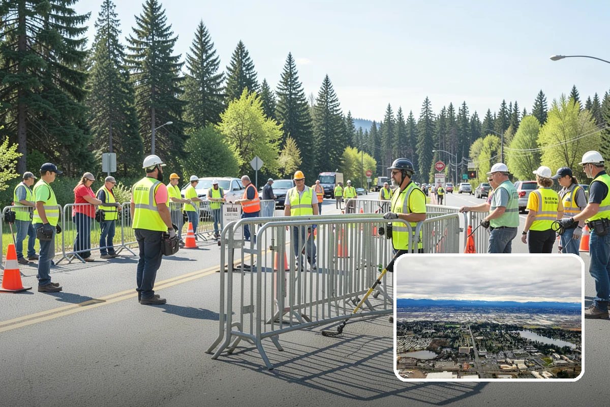 Manhole Adjustment in SeaTac, King County, WA - Eliminates ride hazards from out-of-grade castings