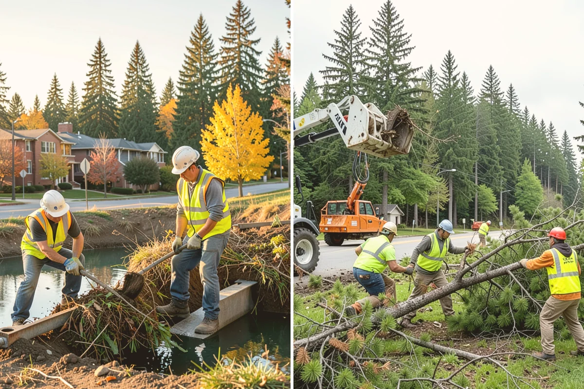 Manhole Adjustment in Snohomish, Snohomish County, WA - Survey casting elevations against finished grade