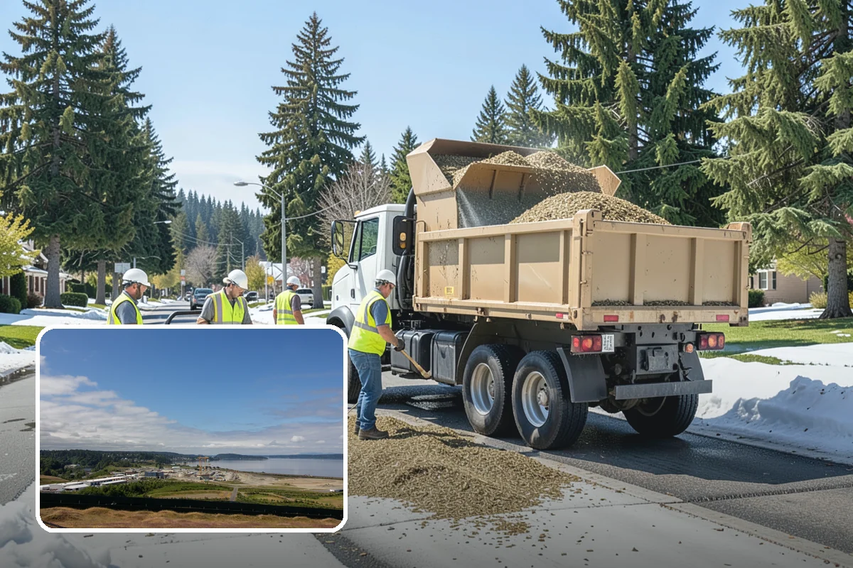 Manhole Adjustment in University Place, Pierce County, WA - Eliminates ride hazards from out-of-grade castings
