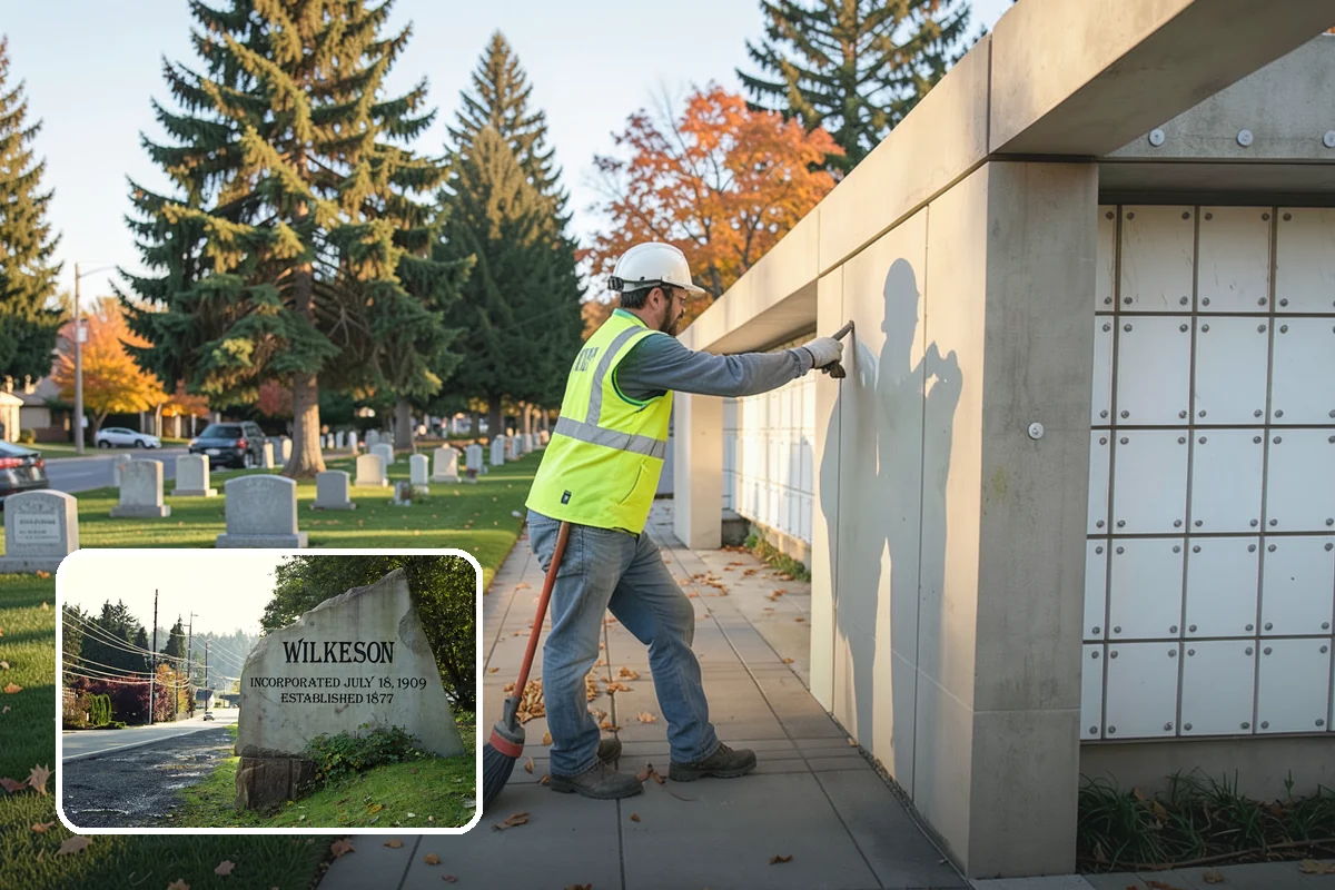 Manhole Adjustment in Wilkeson, Pierce County, WA - Eliminates ride hazards from out-of-grade castings