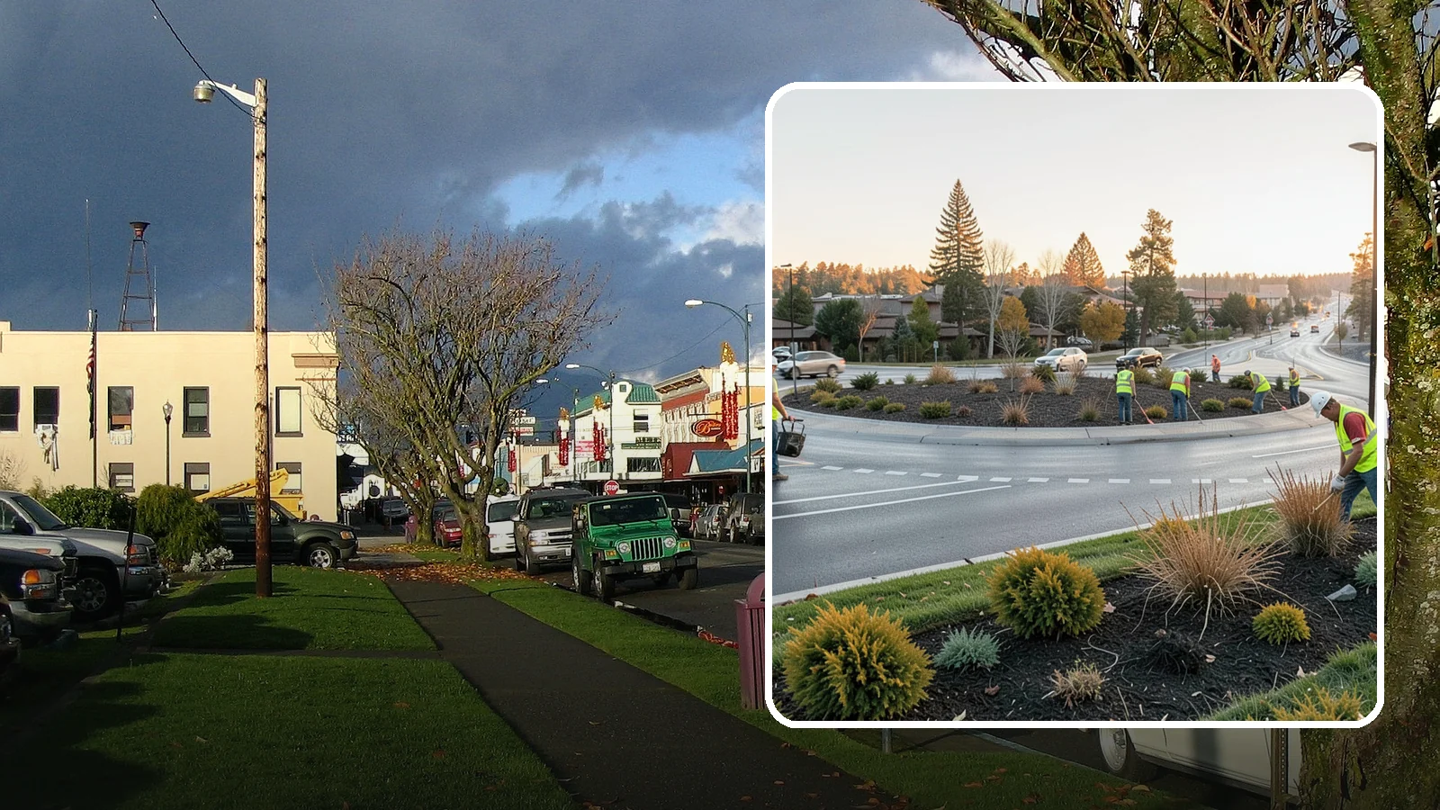 Median & Roundabout Landscaping in Arlington, Snohomish County, WA - We install and maintain durable, sight-safe plantings in medians and roundabouts for Western Washington transportation and public...