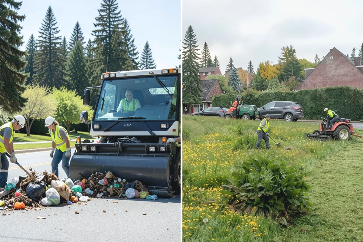 Median & Roundabout Landscaping in Beaux Arts Village, King County, WA - We assess sight triangles, clear zones, and roadway conditions