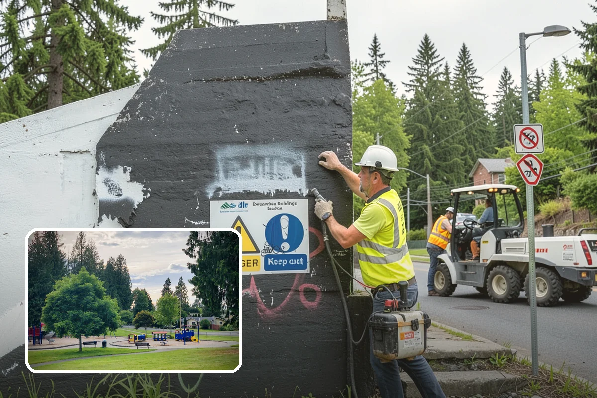 Median & Roundabout Landscaping in Bonney Lake, Pierce County, WA - Sight-safe plant selection maintains driver visibility and MUTCD compliance