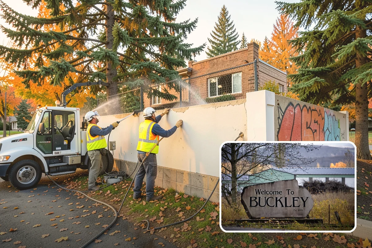 Median & Roundabout Landscaping in Buckley, Pierce County, WA - Sight-safe plant selection maintains driver visibility and MUTCD compliance
