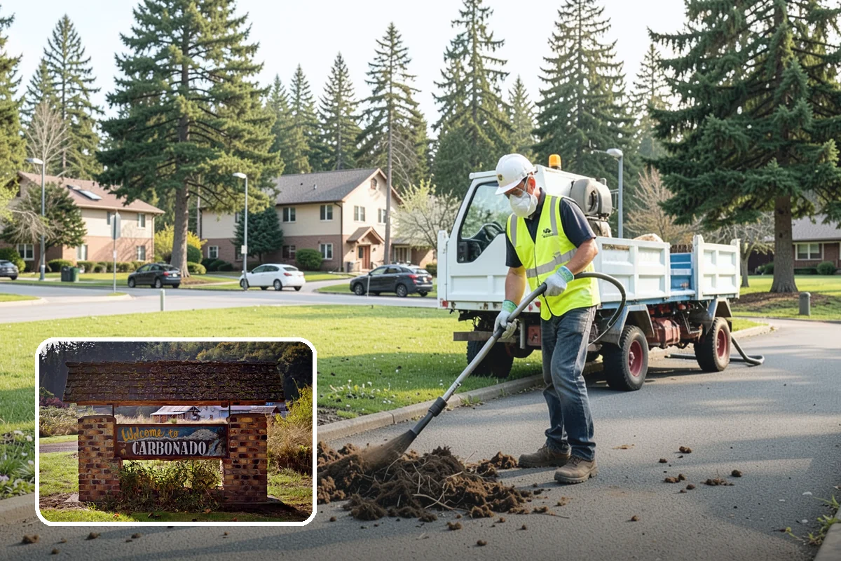 Median & Roundabout Landscaping in Carbonado, Pierce County, WA - Sight-safe plant selection maintains driver visibility and MUTCD compliance