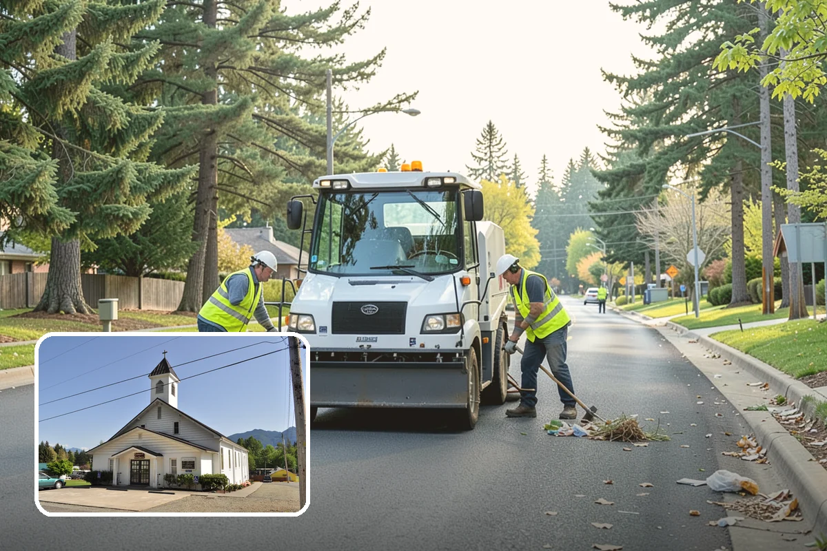 Median & Roundabout Landscaping in Concrete, Skagit County, WA - Sight-safe plant selection maintains driver visibility and MUTCD compliance