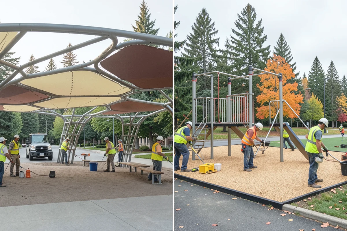 Median & Roundabout Landscaping in Coupeville, Island County, WA - We assess sight triangles, clear zones, and roadway conditions