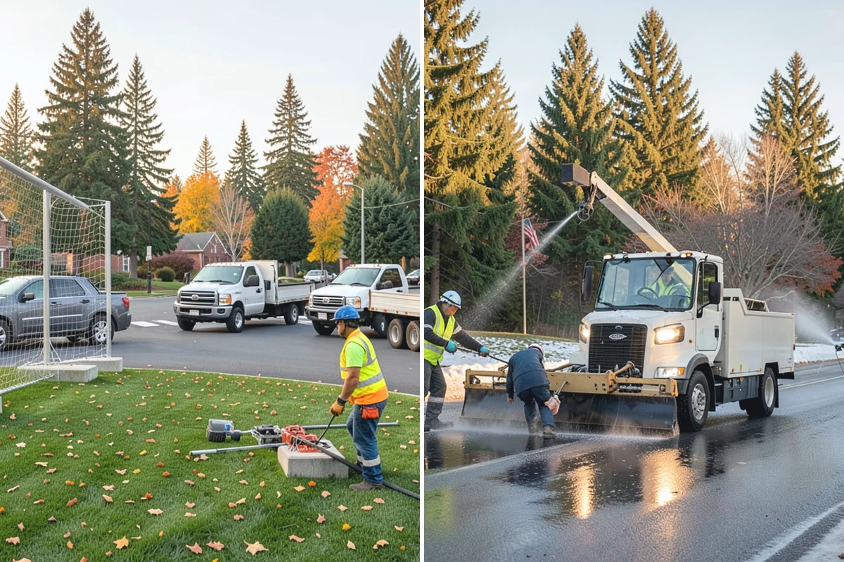Median & Roundabout Landscaping in Darrington, Snohomish County, WA - We assess sight triangles, clear zones, and roadway conditions