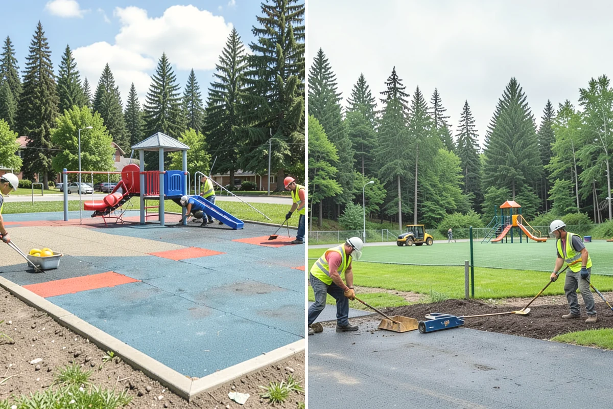 Median & Roundabout Landscaping in Edgewood, Pierce County, WA - We assess sight triangles, clear zones, and roadway conditions