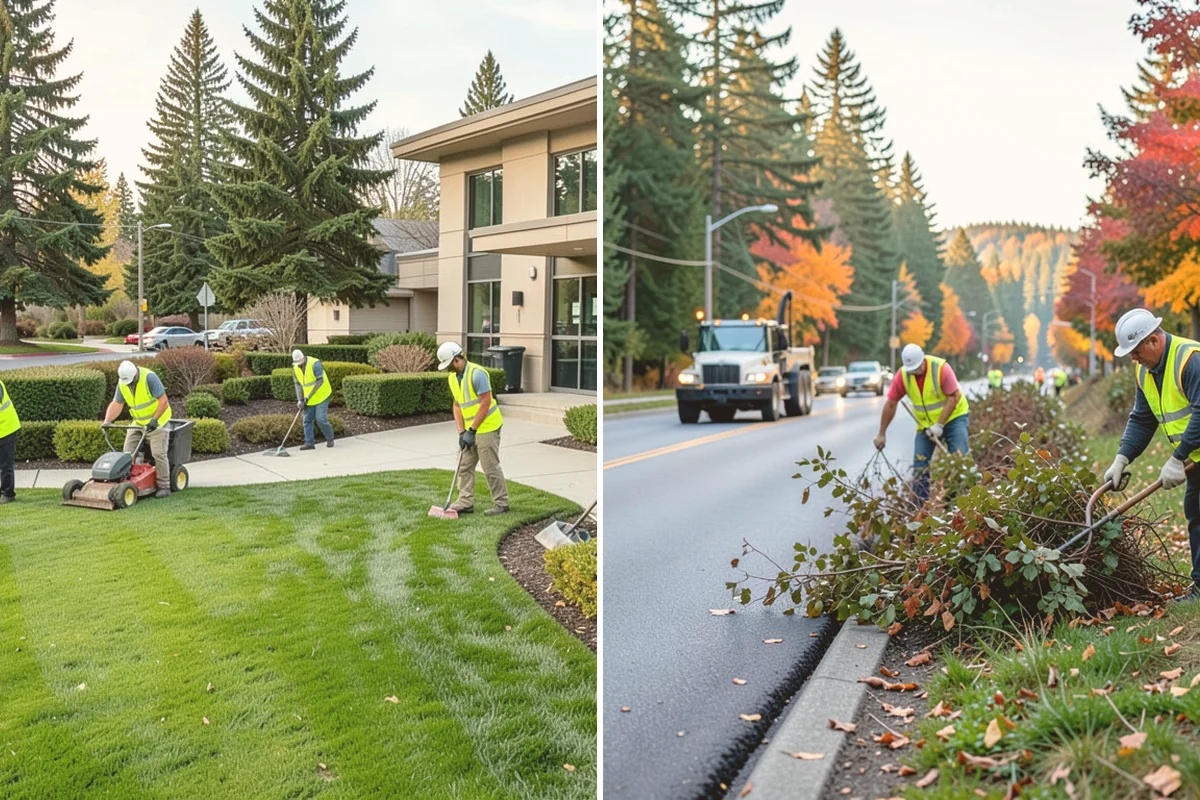 Median & Roundabout Landscaping in Edmonds, Snohomish County, WA - We assess sight triangles, clear zones, and roadway conditions