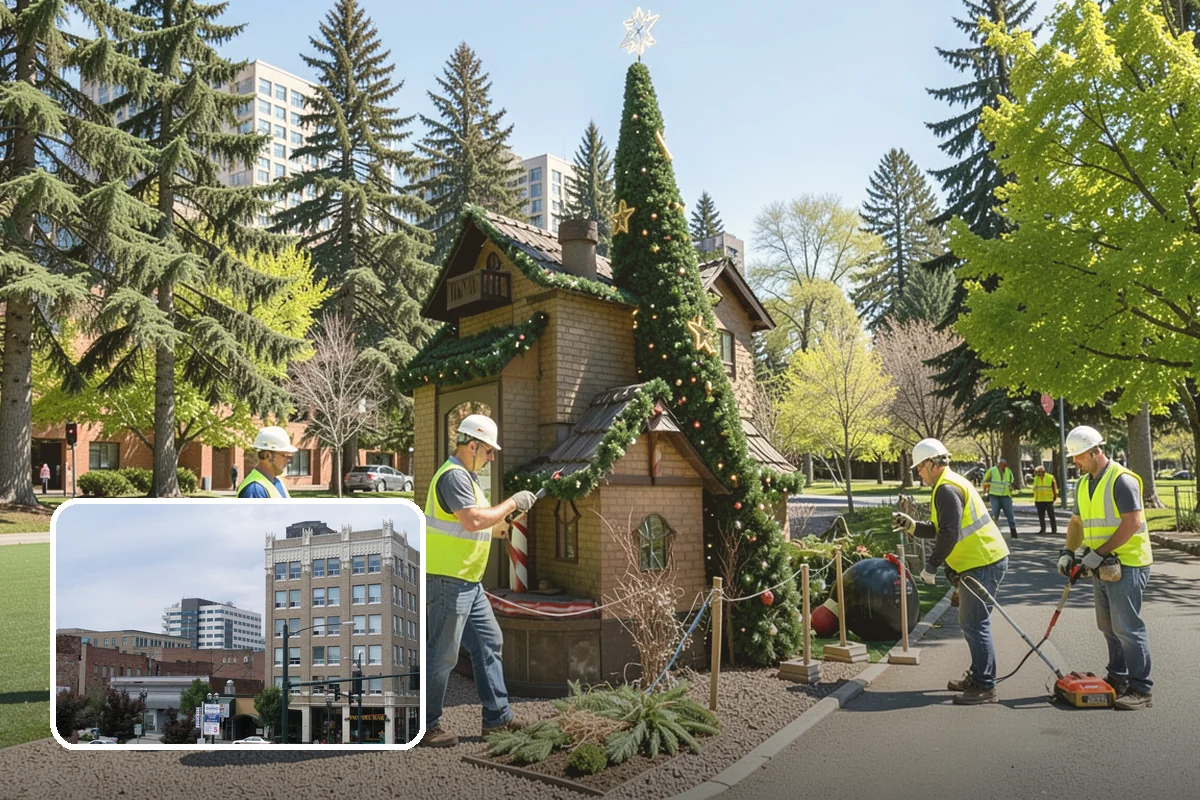 Median & Roundabout Landscaping in Everett, Snohomish County, WA - Sight-safe plant selection maintains driver visibility and MUTCD compliance