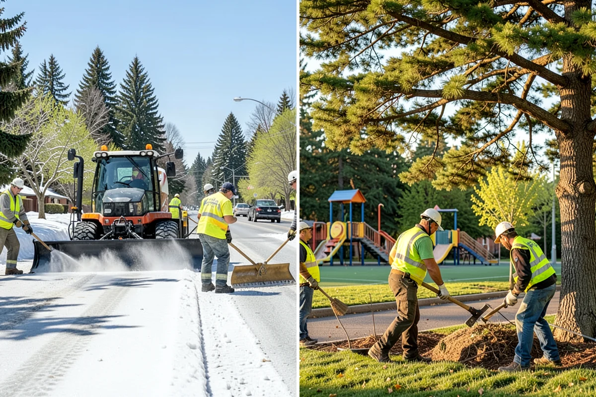 Median & Roundabout Landscaping in Everett, Snohomish County, WA - We assess sight triangles, clear zones, and roadway conditions