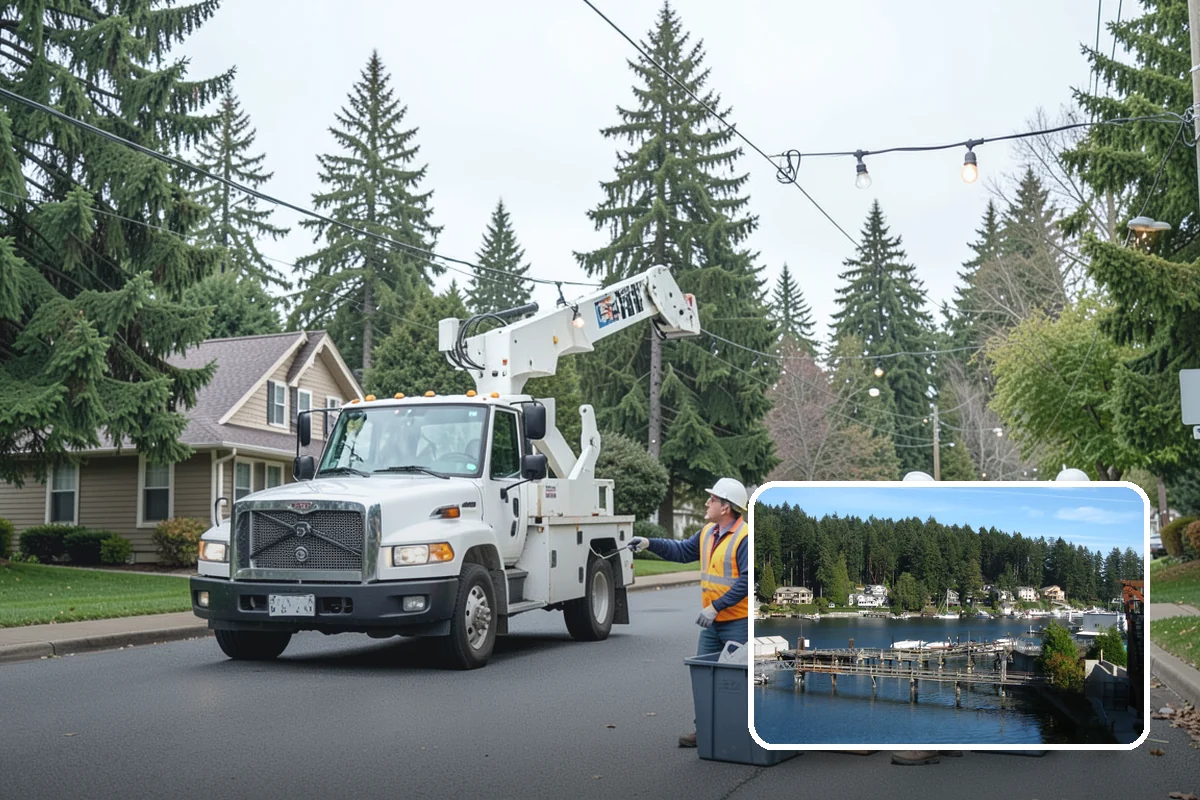 Median & Roundabout Landscaping in Gig Harbor, Pierce County, WA - Sight-safe plant selection maintains driver visibility and MUTCD compliance