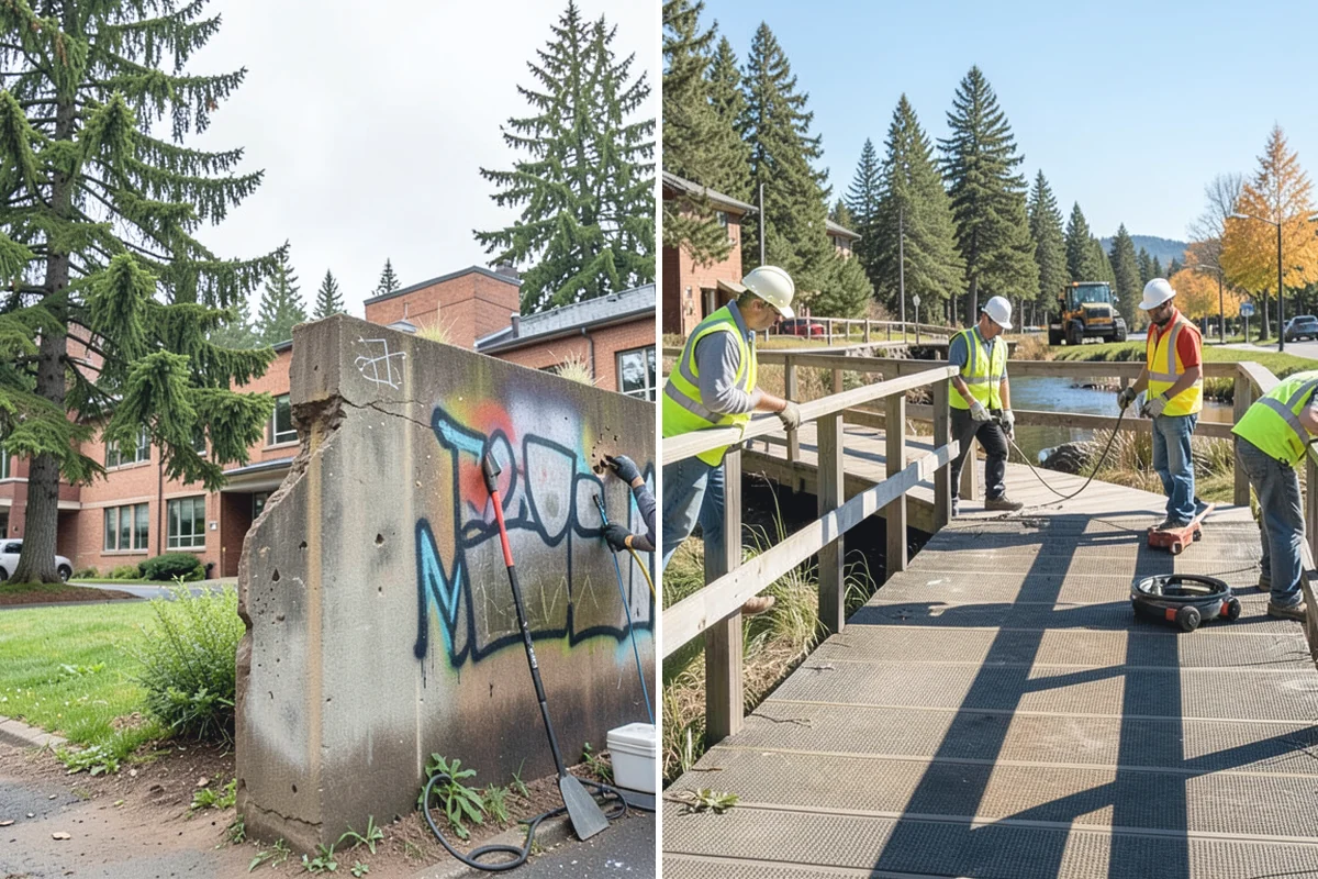 Median & Roundabout Landscaping in Gold Bar, Snohomish County, WA - We assess sight triangles, clear zones, and roadway conditions