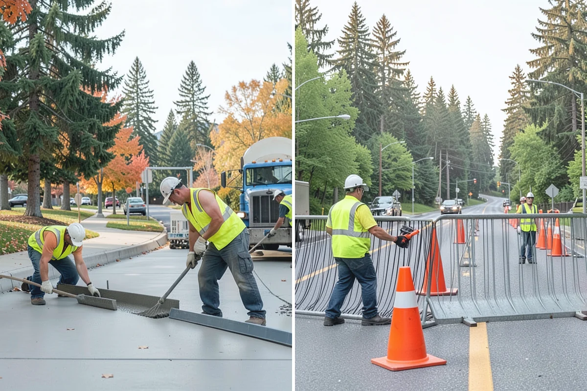 Median & Roundabout Landscaping in Hamilton, Skagit County, WA - We assess sight triangles, clear zones, and roadway conditions