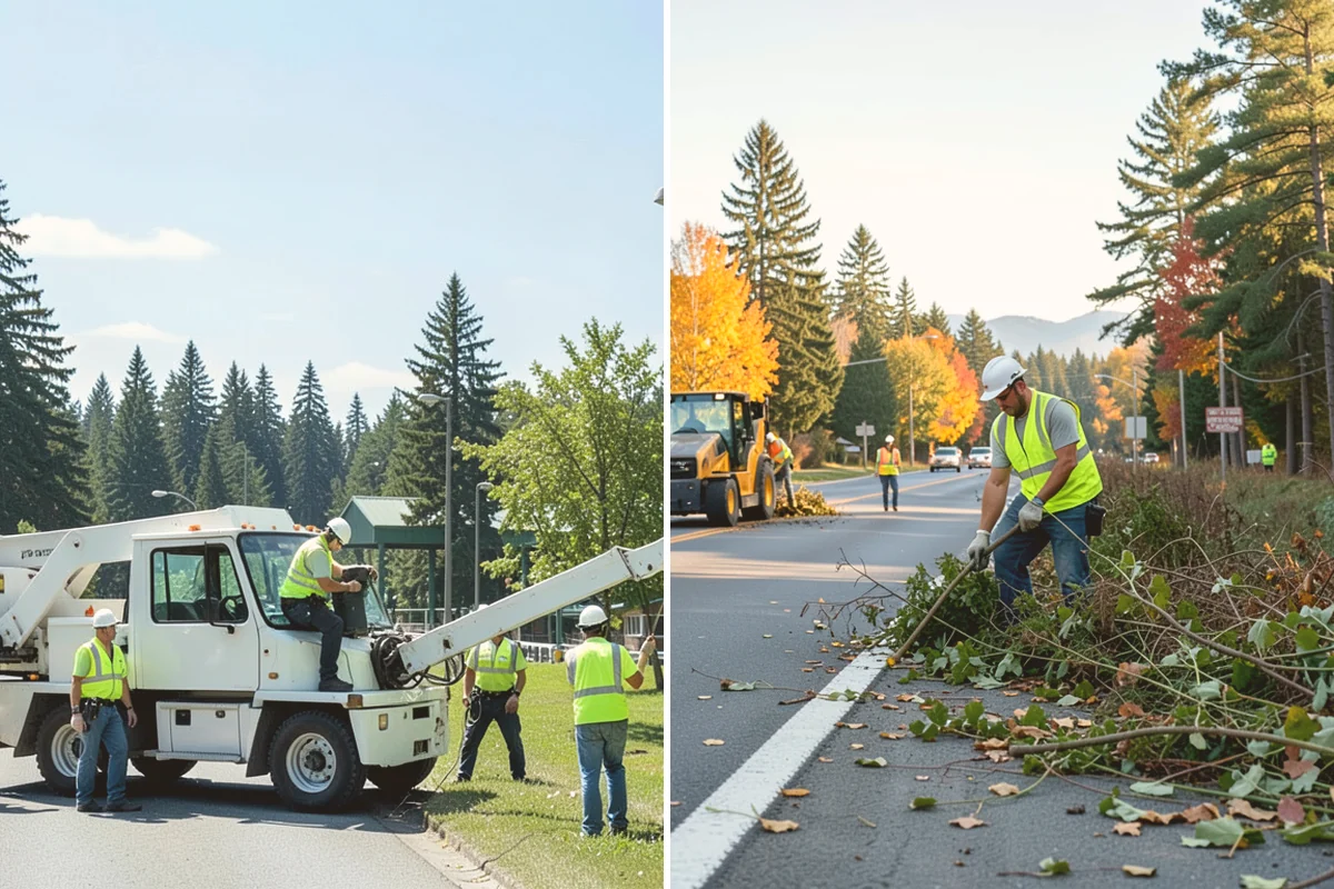 Median & Roundabout Landscaping in Index, Snohomish County, WA - We assess sight triangles, clear zones, and roadway conditions