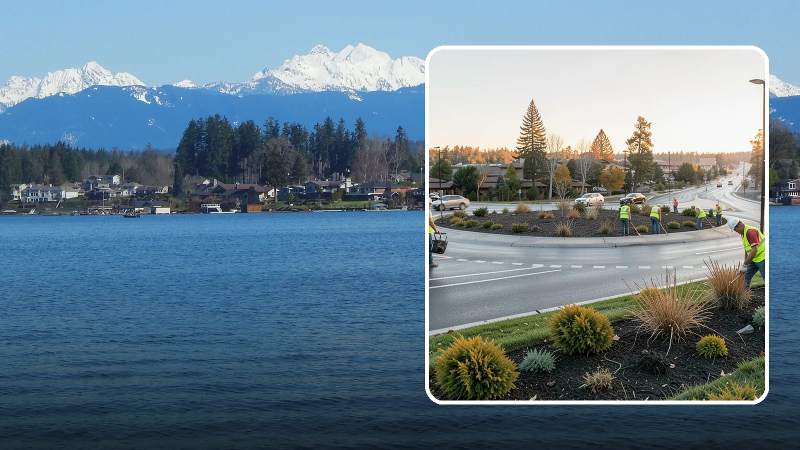 Median & Roundabout Landscaping in Lake Stevens, Snohomish County, WA - We install and maintain durable, sight-safe plantings in medians and roundabouts for Western Washington transportation and public...