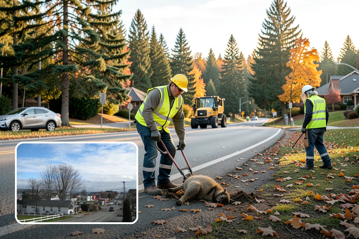 Median & Roundabout Landscaping in Langley, Island County, WA - Sight-safe plant selection maintains driver visibility and MUTCD compliance