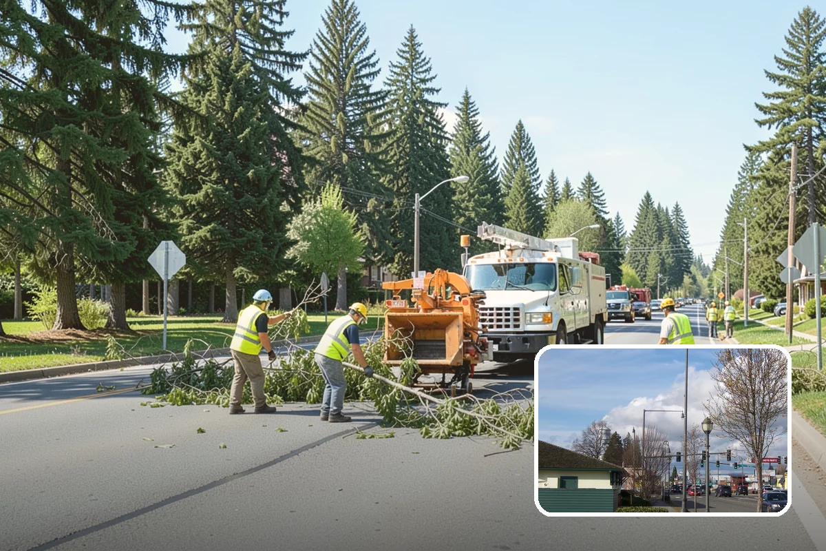 Median & Roundabout Landscaping in Marysville, Snohomish County, WA - Sight-safe plant selection maintains driver visibility and MUTCD compliance