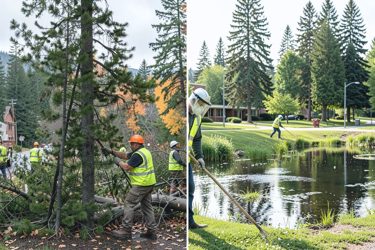 Median & Roundabout Landscaping in Marysville, Snohomish County, WA - We assess sight triangles, clear zones, and roadway conditions