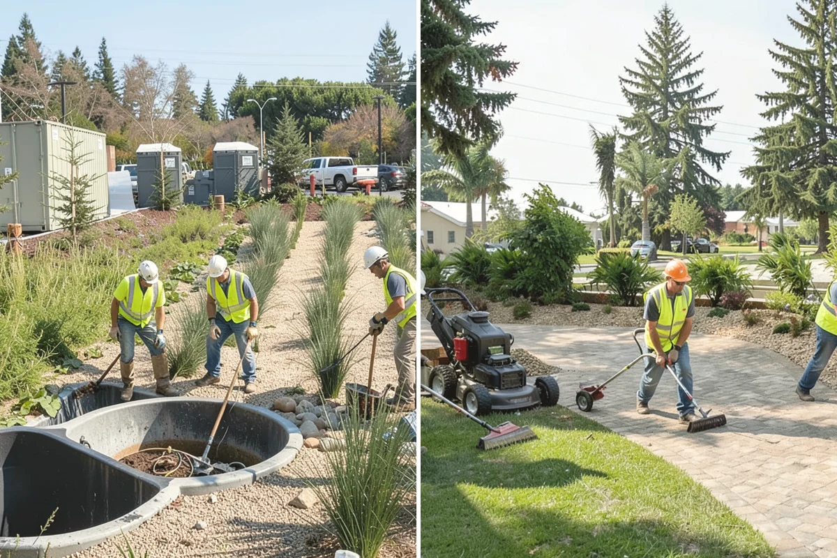 Median & Roundabout Landscaping in Mountlake Terrace, Snohomish County, WA - We assess sight triangles, clear zones, and roadway conditions