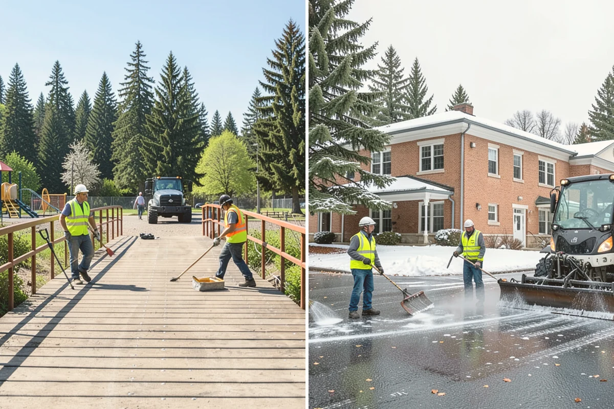 Median & Roundabout Landscaping in Newcastle, King County, WA - We assess sight triangles, clear zones, and roadway conditions